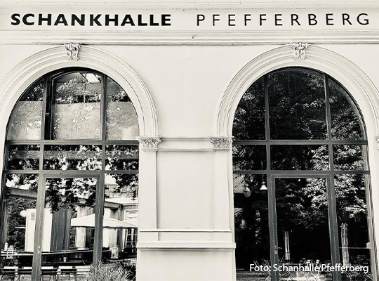 Außenansicht der Schankhalle Pfefferberg
