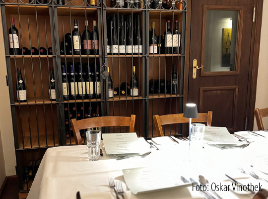 Oskar Vinothek Restaurant, einer unserer Heidelberger Tatorte